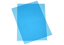 OEM logo letter size transparent PVC cover